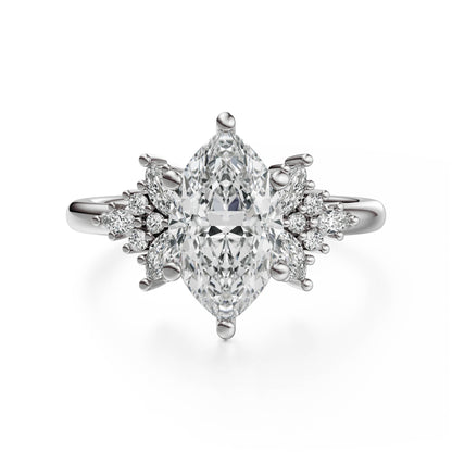 The Veraine Ring | Marquise | Setting Only