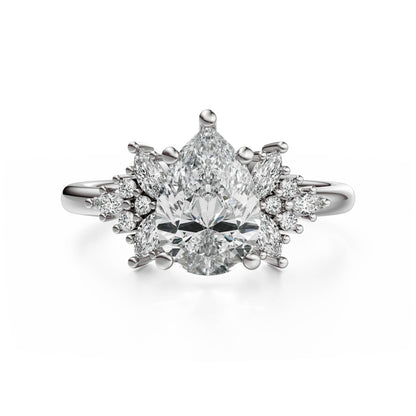 The Veraine Ring | Pear | Setting Only