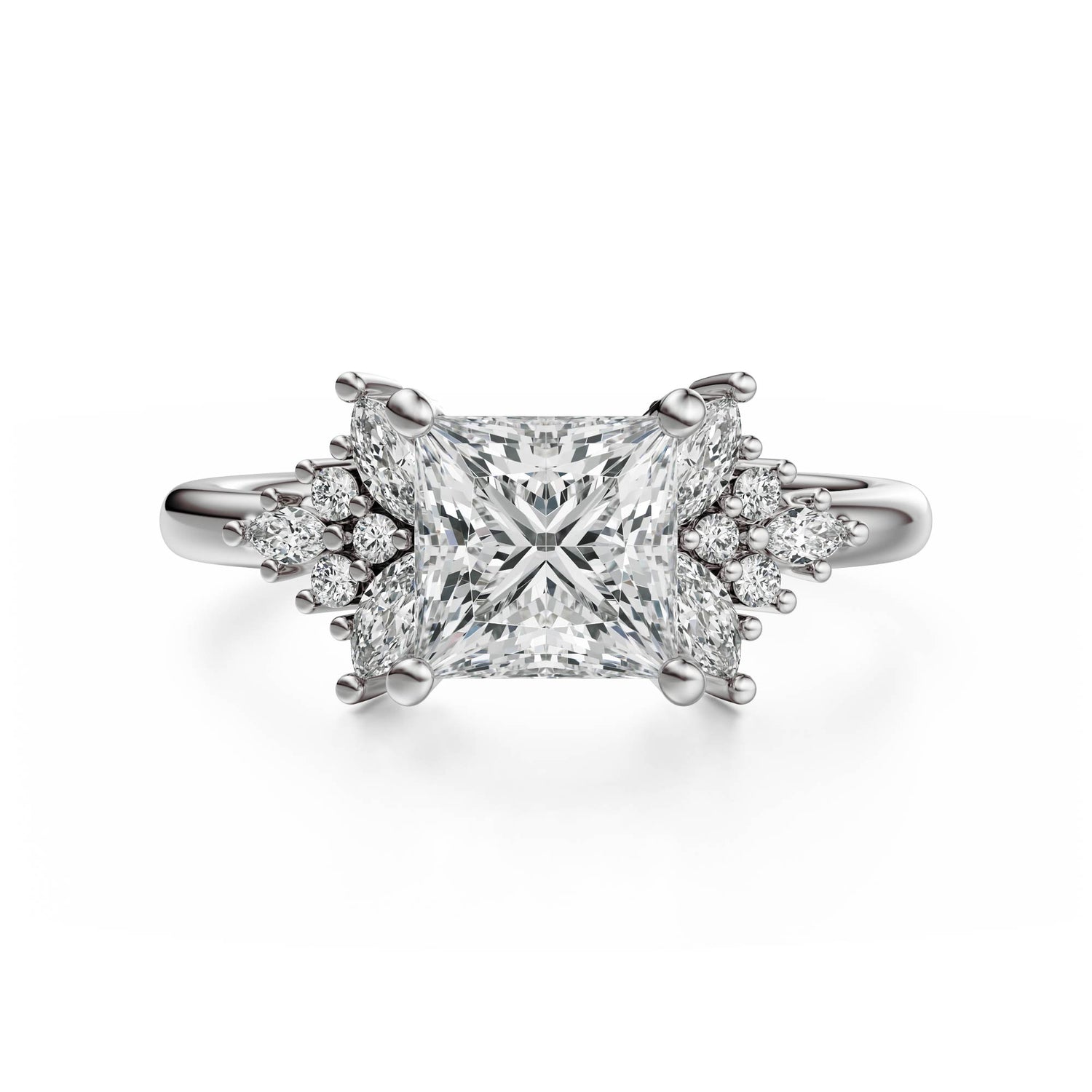 The Veraine Ring | Princess | Setting Only