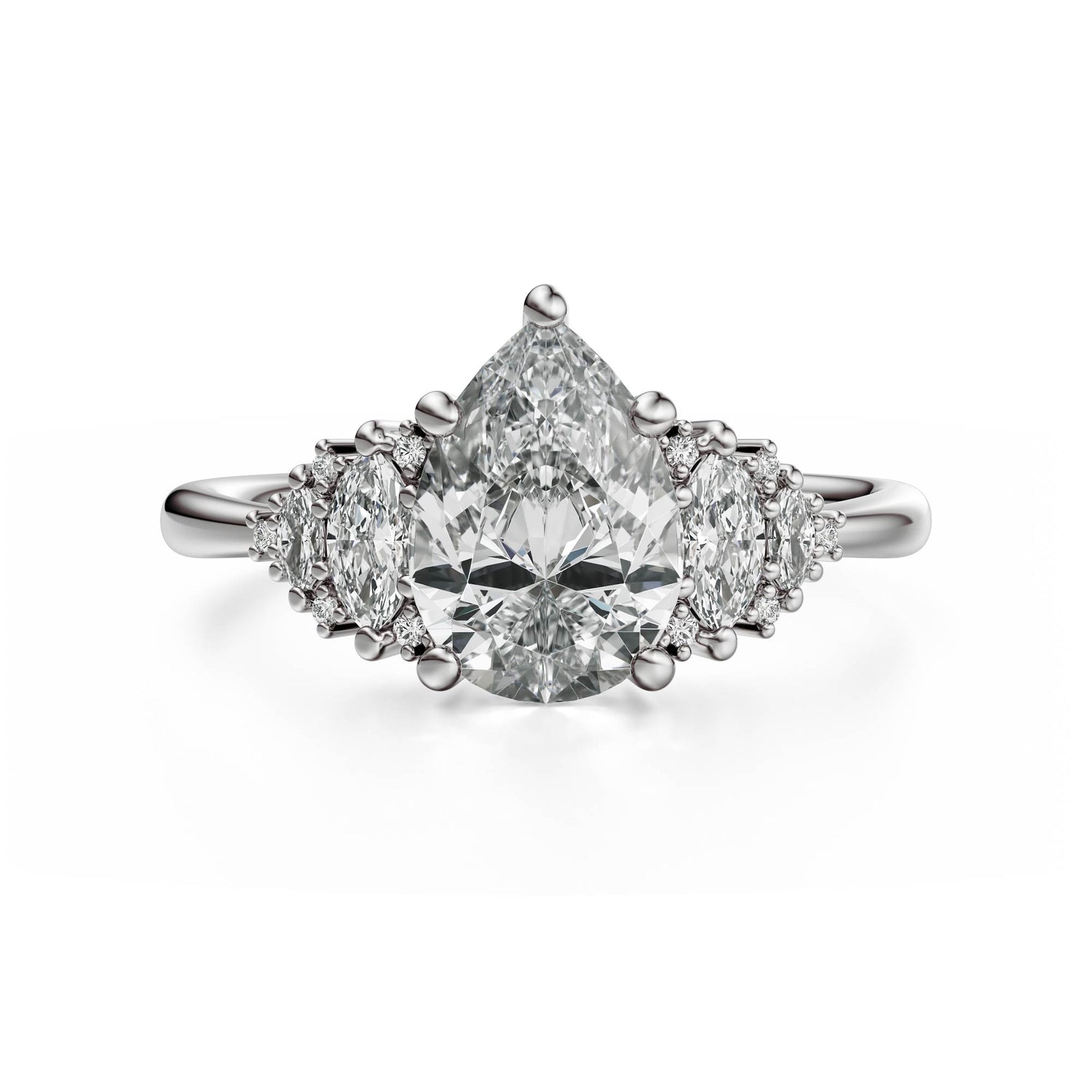 The Vivienne Ring | Pear