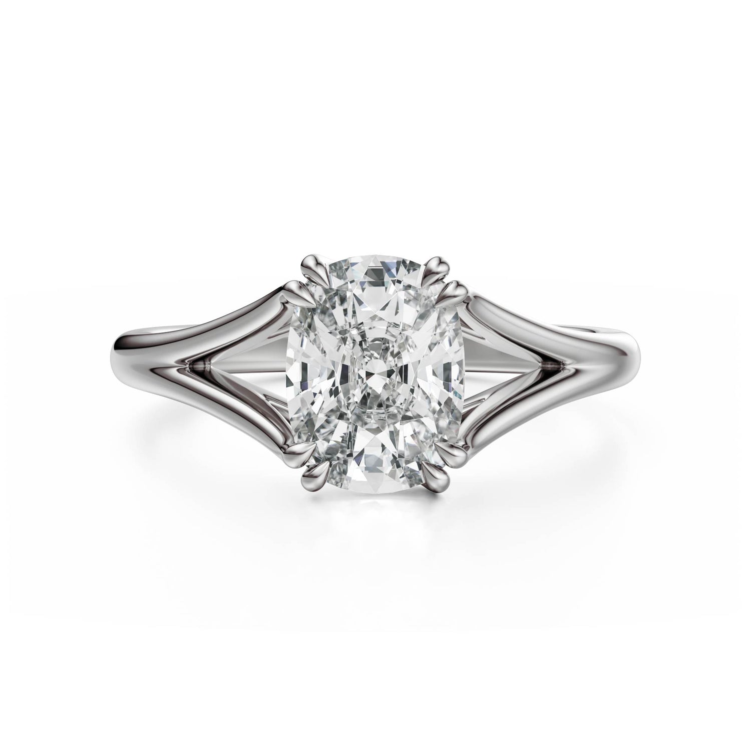 The Weaver Ring | Elongated Cushion | Setting Only - Lavender Creek Gems 