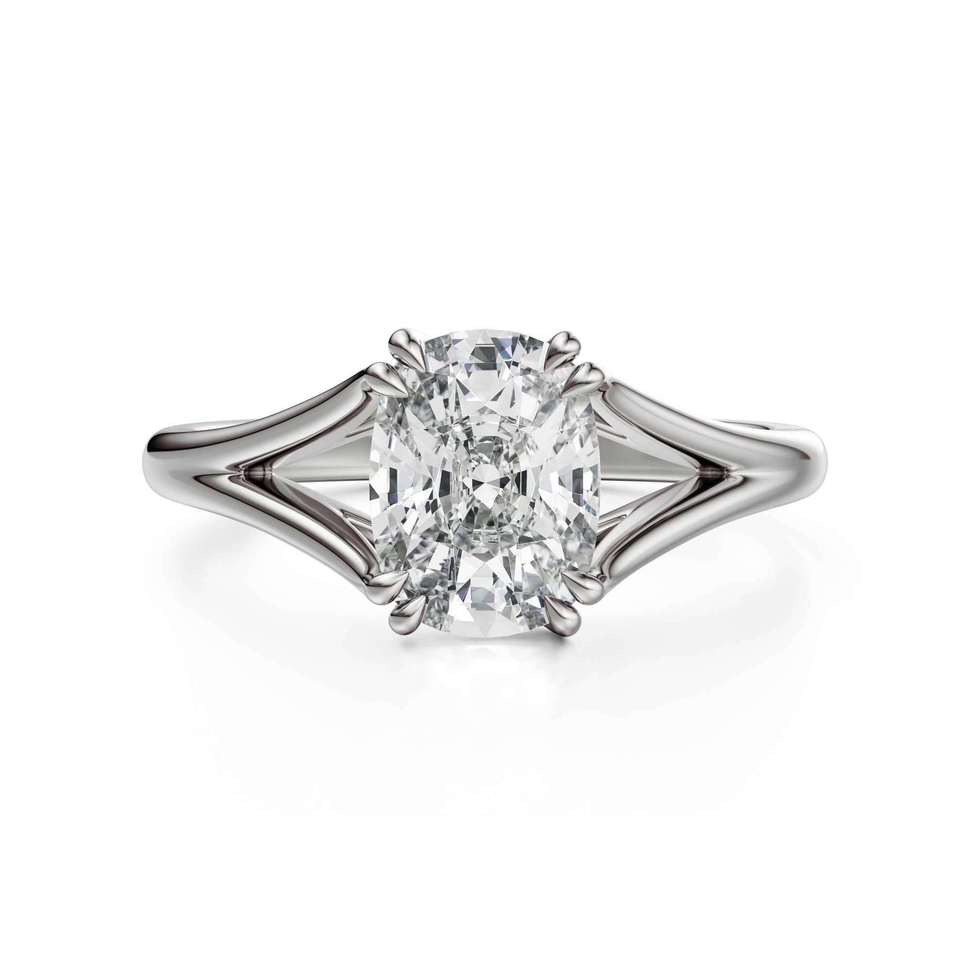 The Weaver Ring | Elongated Cushion | Setting Only - Lavender Creek Gems 