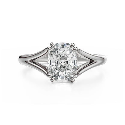 The Weaver Ring | Elongated Cushion | Setting Only - Lavender Creek Gems 