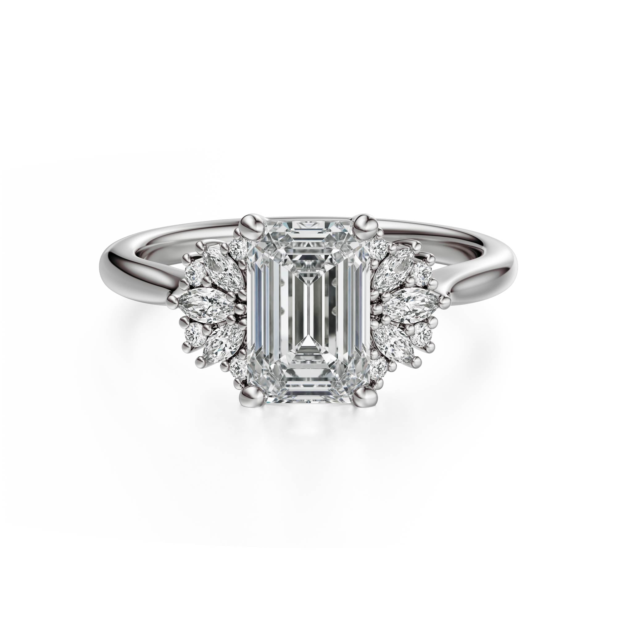 The Ambrosia Ring | Emerald Cut - Lavender Creek Gems 
