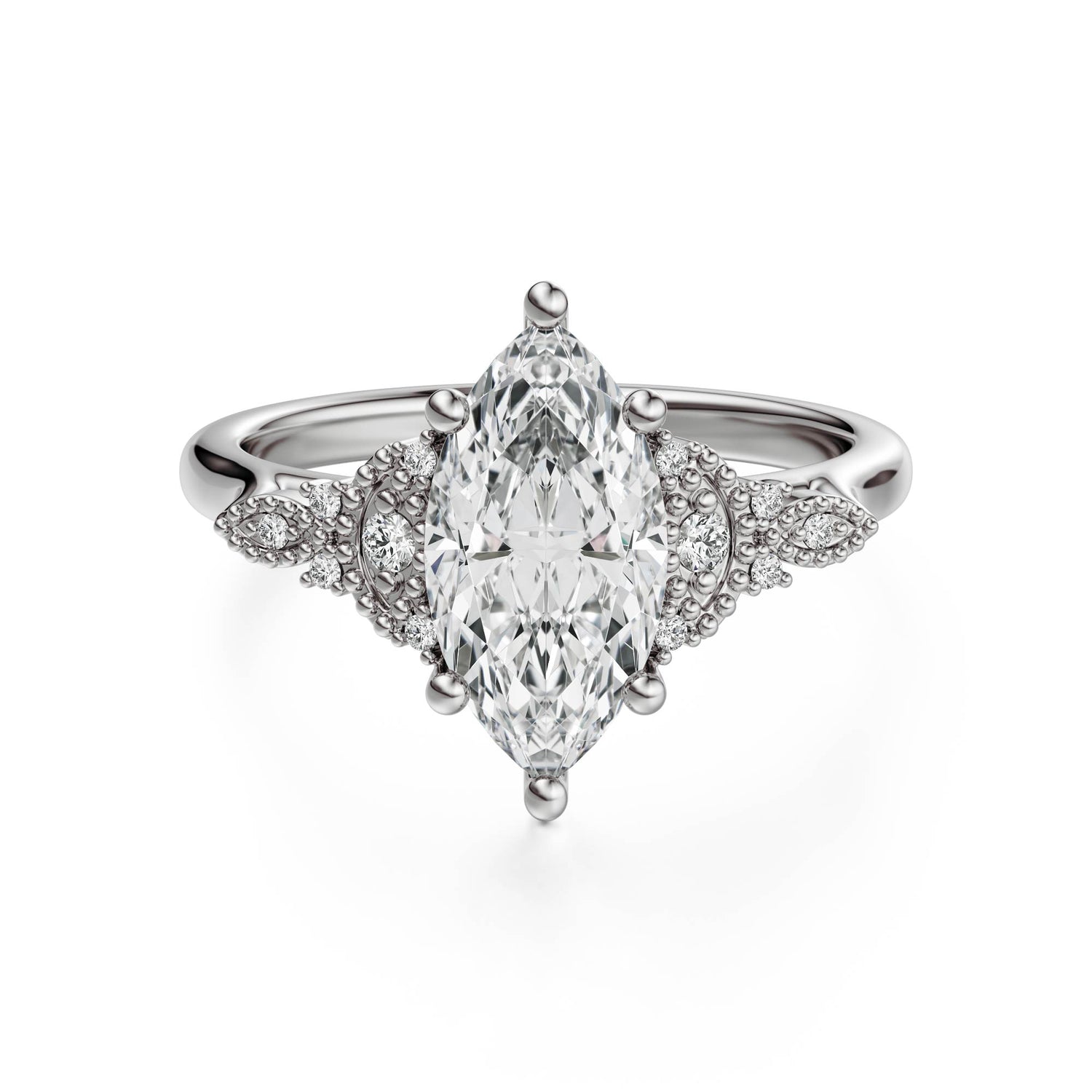 The Art Deco Maeve Ring | Marquise - Lavender Creek Gems 