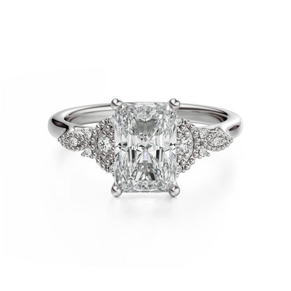 The Art Deco Maeve Ring | Radiant - Lavender Creek Gems 