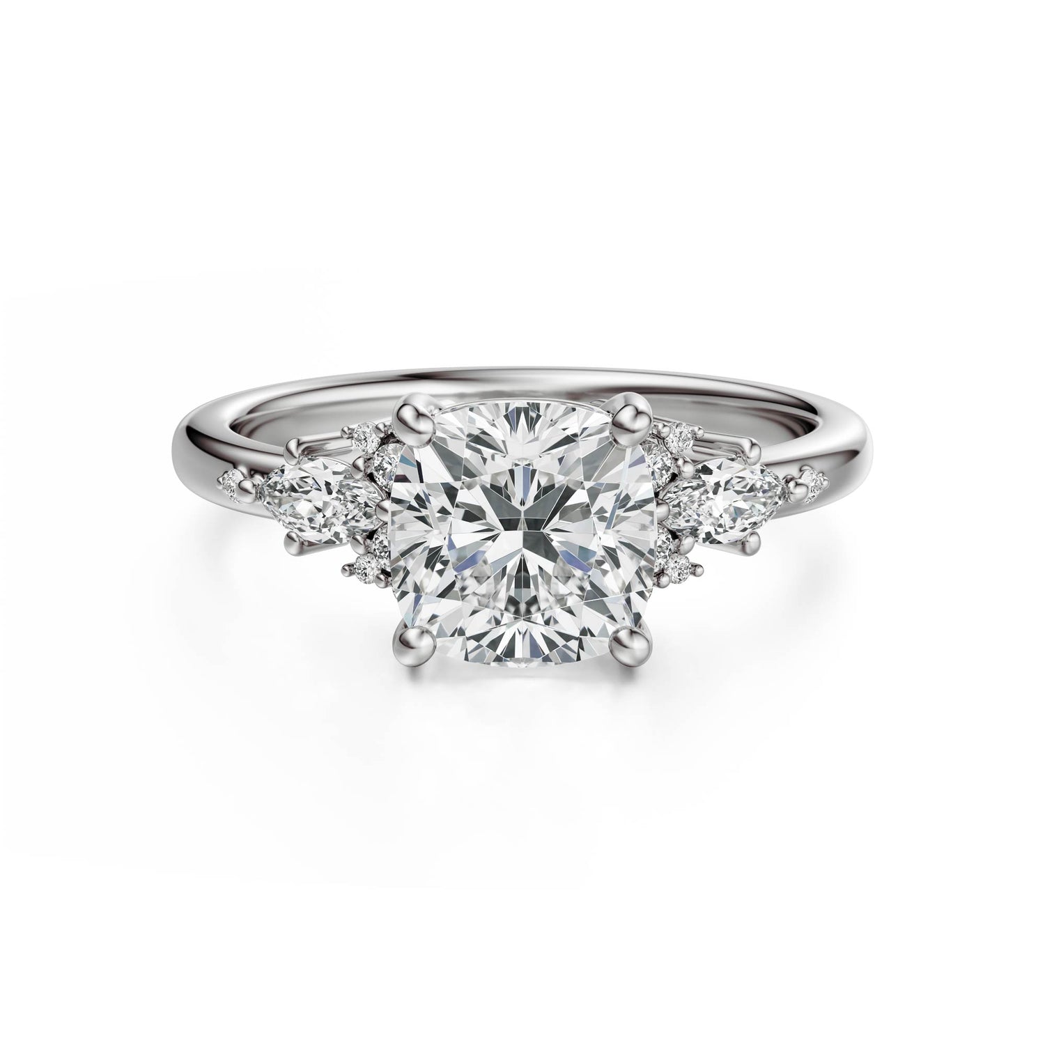 The Ascendant Ring | Cushion - Lavender Creek Gems 