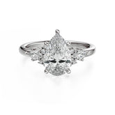 The Ascendant Ring | Pear - Lavender Creek Gems 