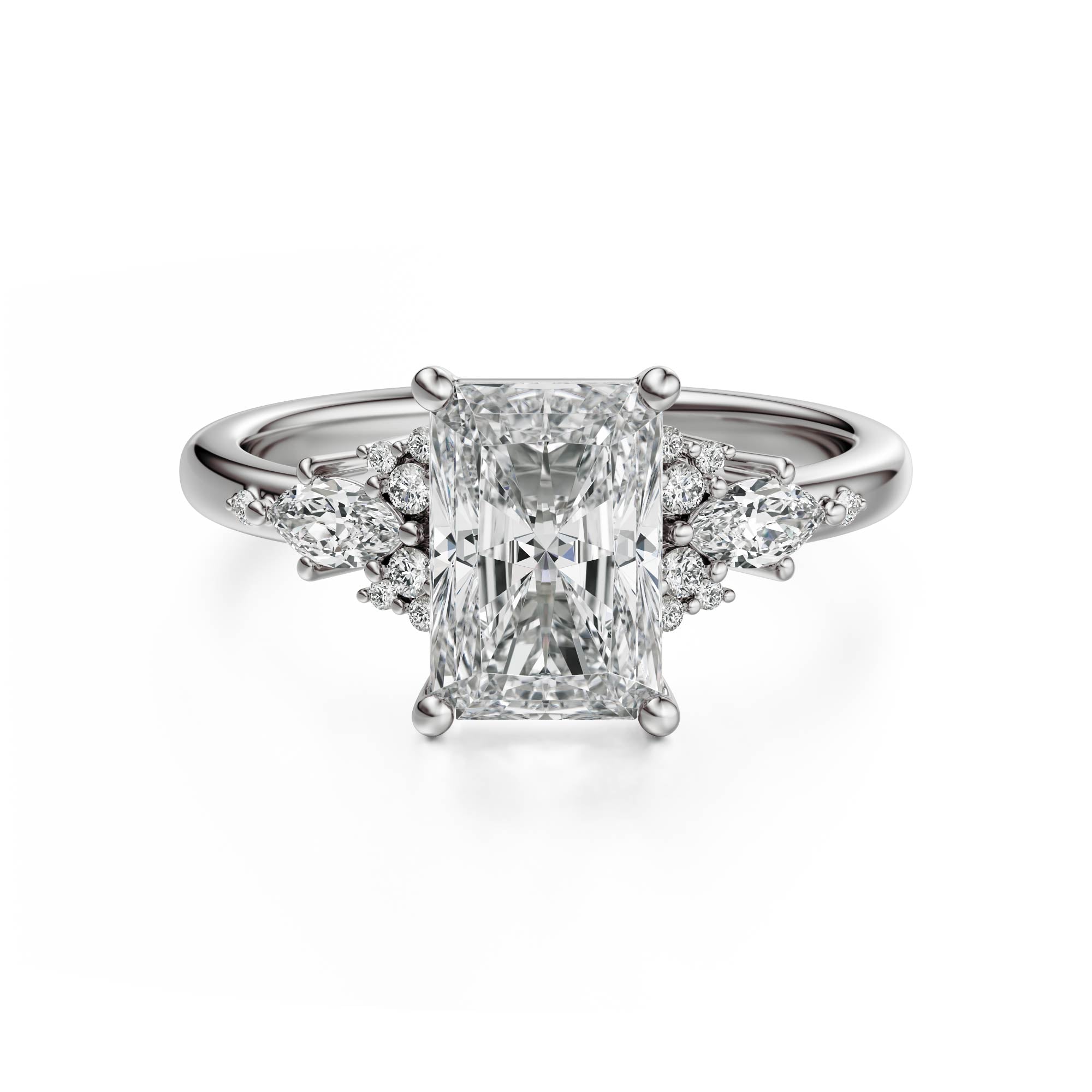 The Ascendant Ring | Radiant - Lavender Creek Gems 