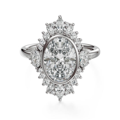 The Ethereal Ring | Oval | Setting Only