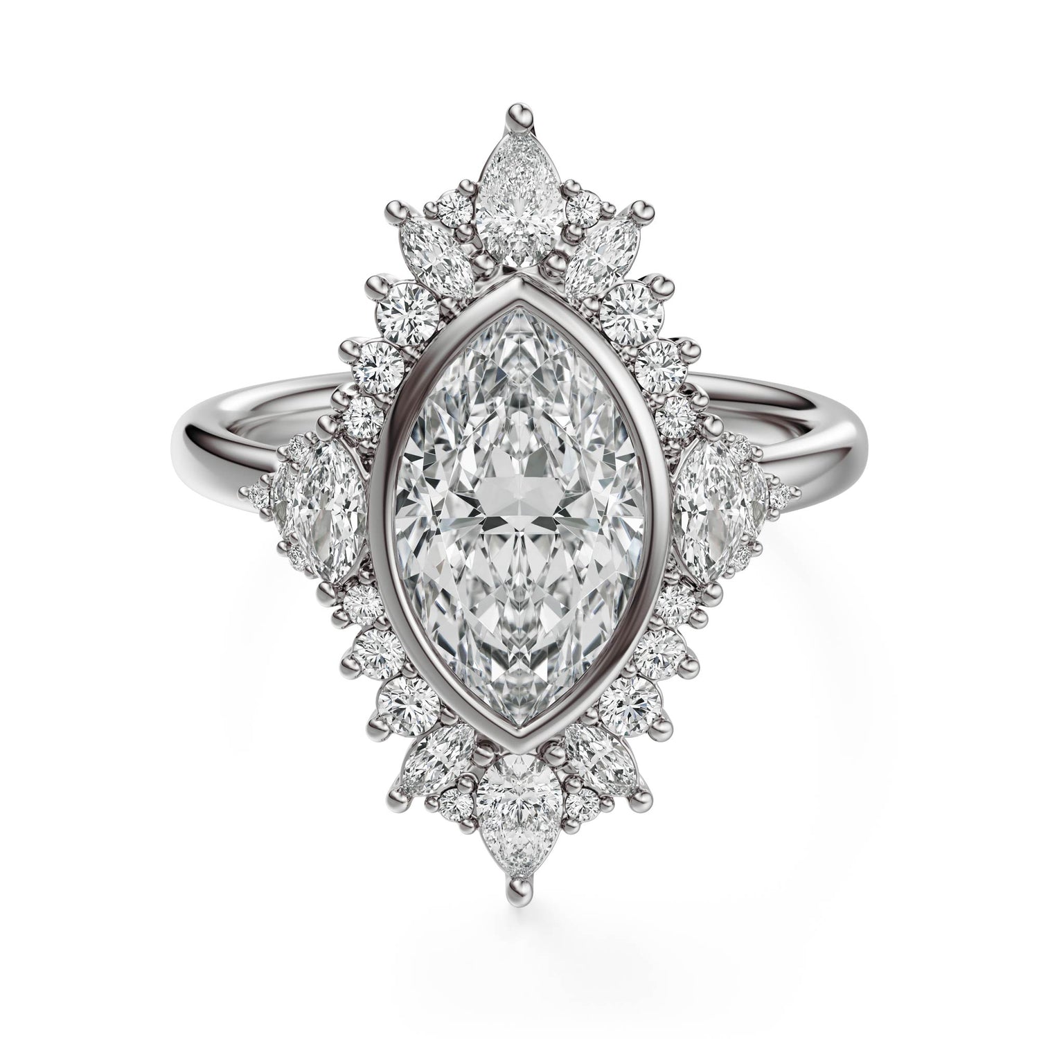 The Ethereal Ring | Marquise | Setting Only