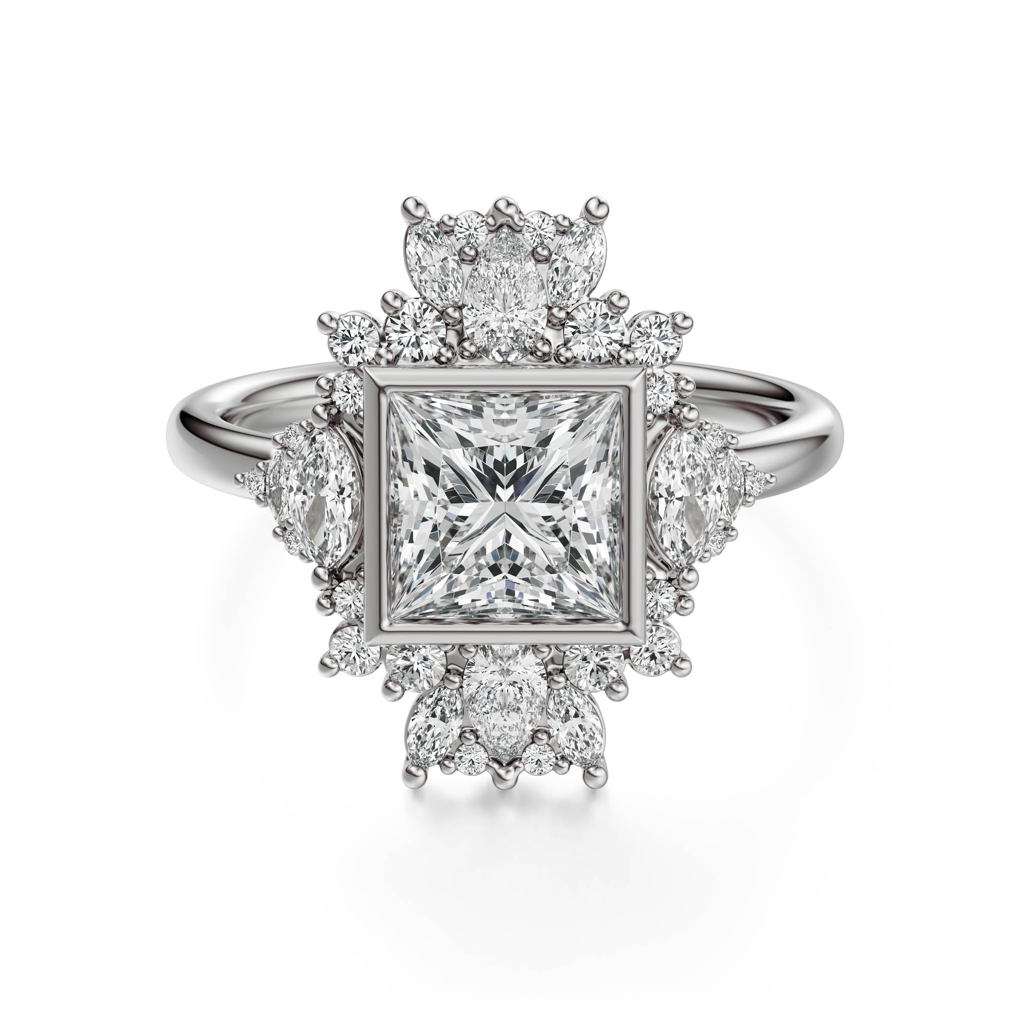 The Ethereal Ring | Princess | Setting Only