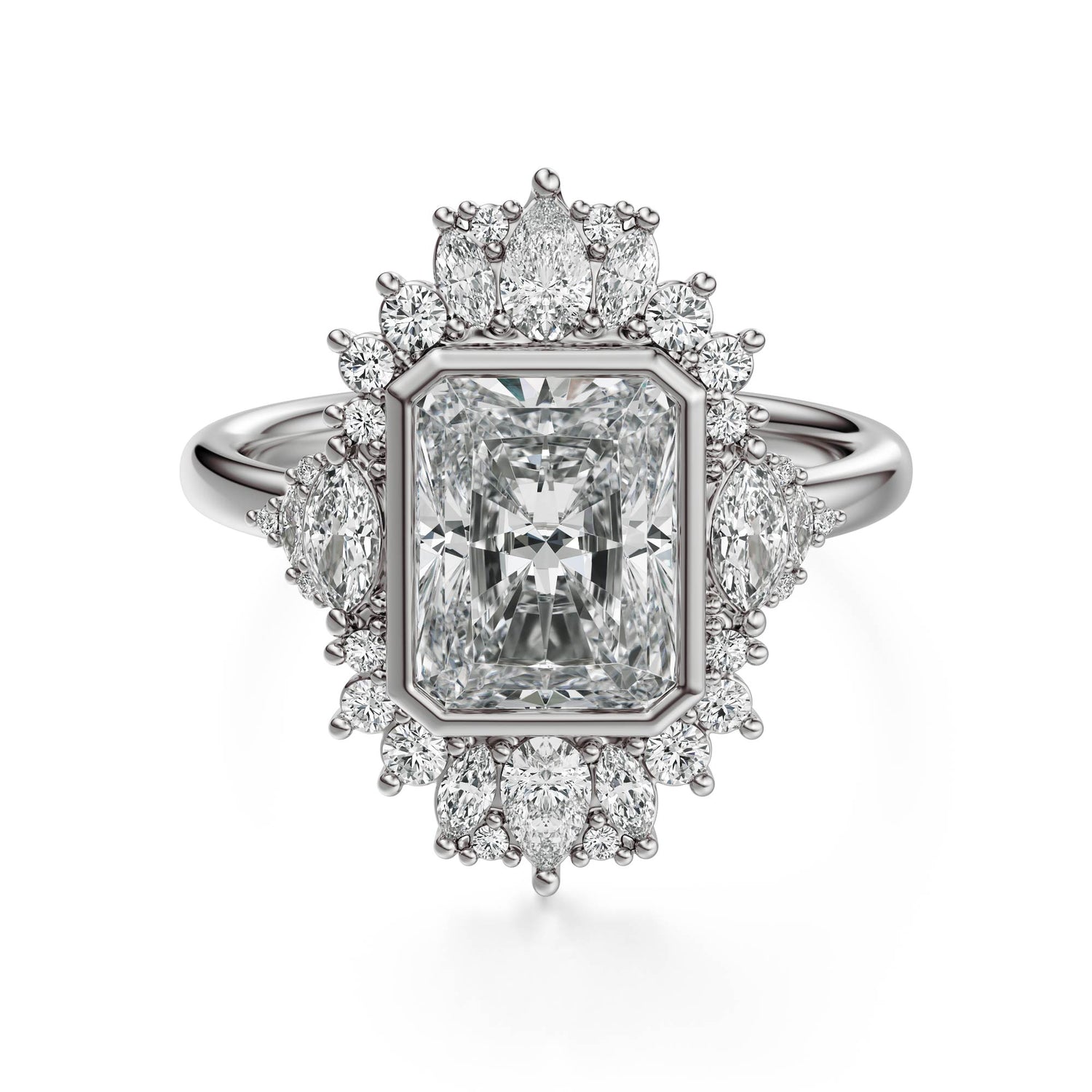 The Ethereal Ring | Radiant | Setting Only