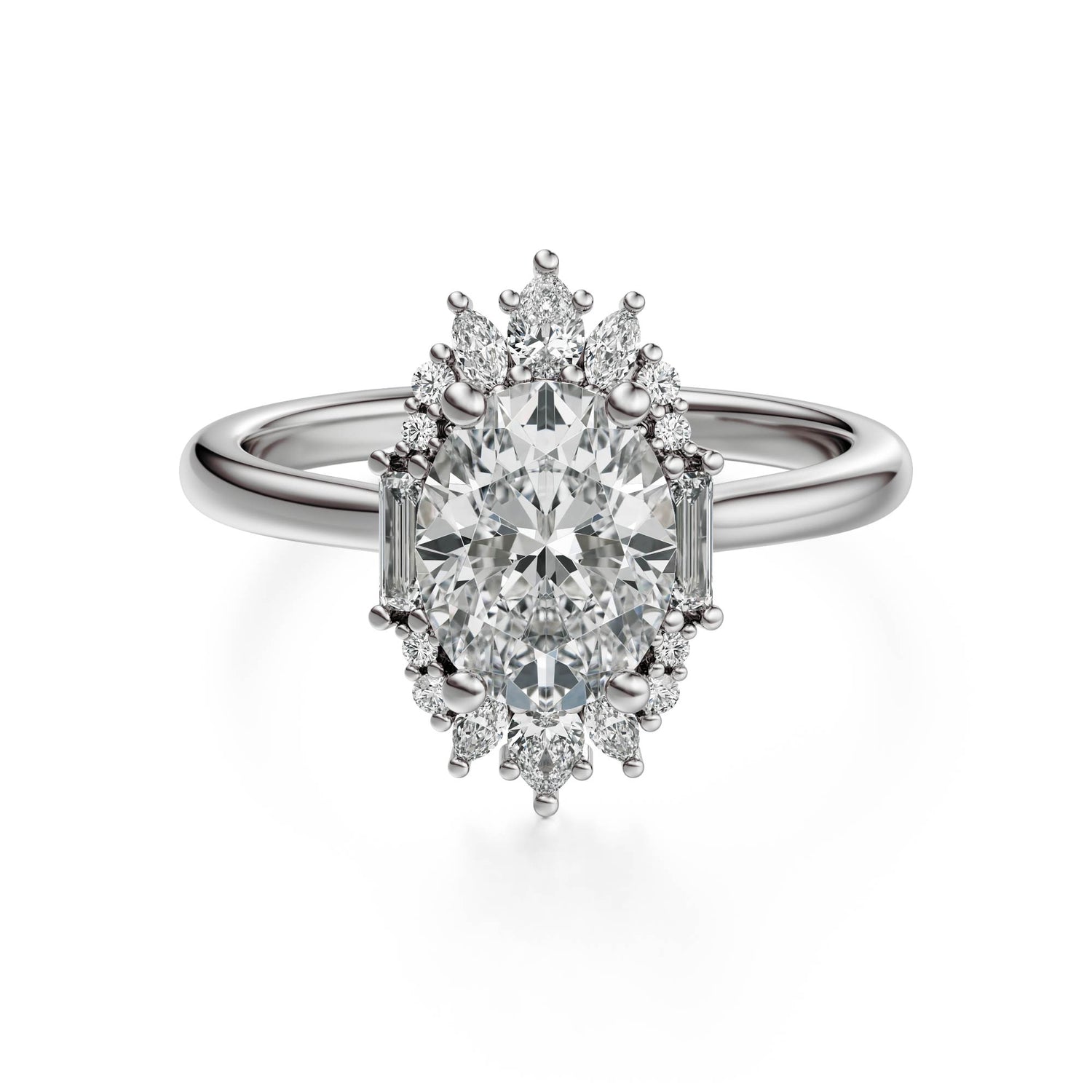 The Georgia Ring | Oval | Setting Only