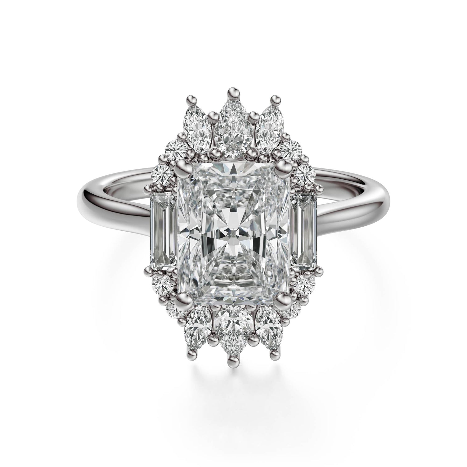 The Georgia Ring | Radiant | Setting Only