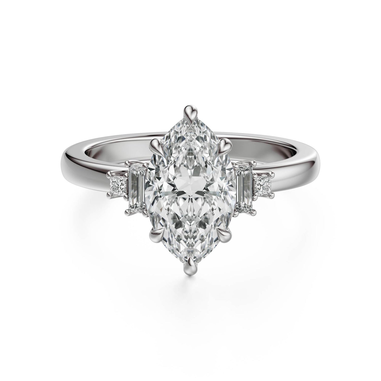 The Elevated Mira Ring | Marquise | Setting Only