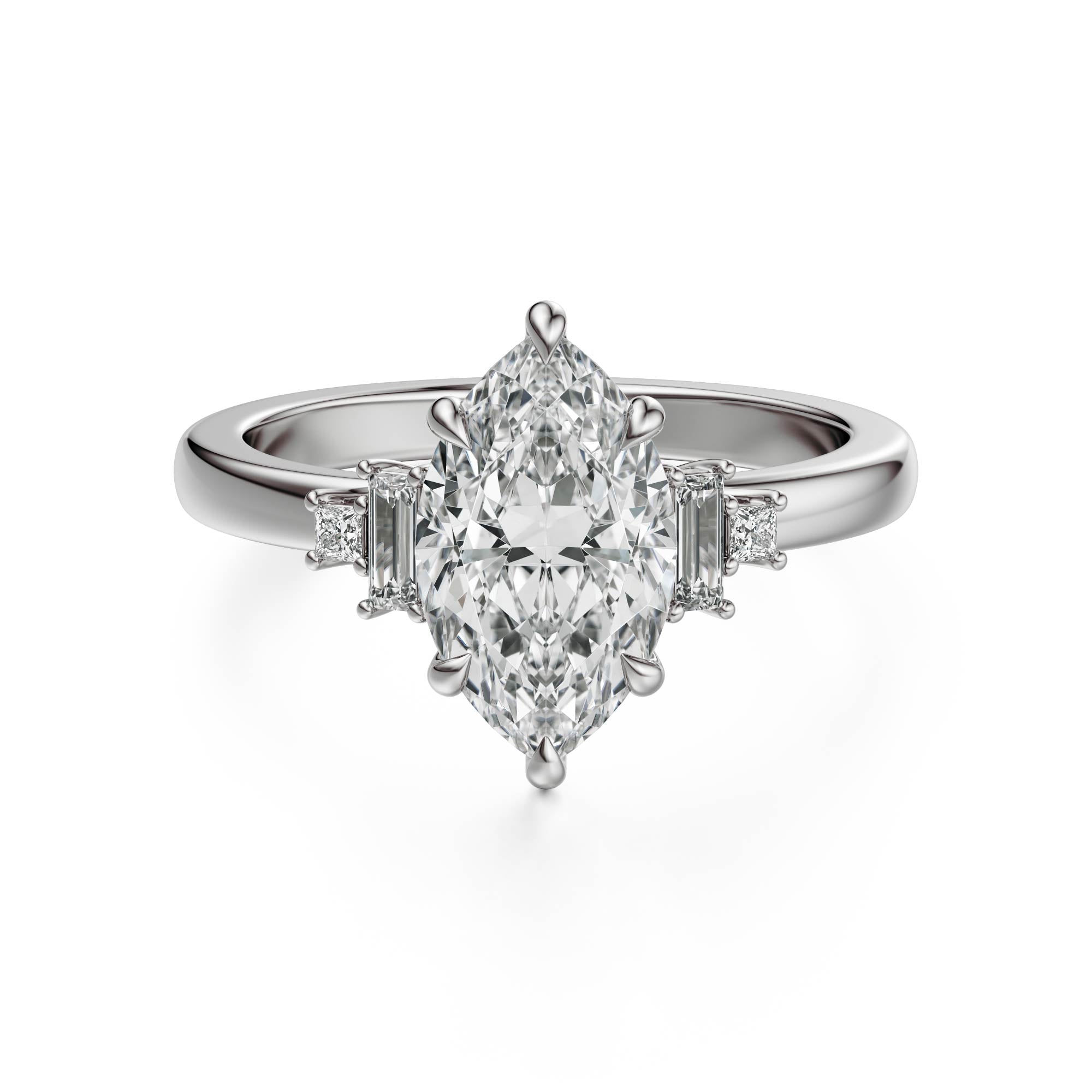 The Elevated Mira Ring | Marquise | Setting Only