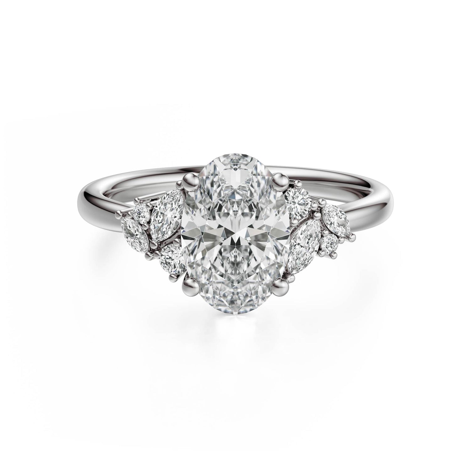 The Laurel Ring | Oval