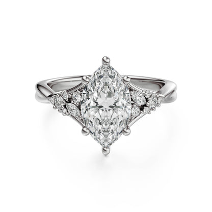 The Lyria Ring | Marquise | Setting Only