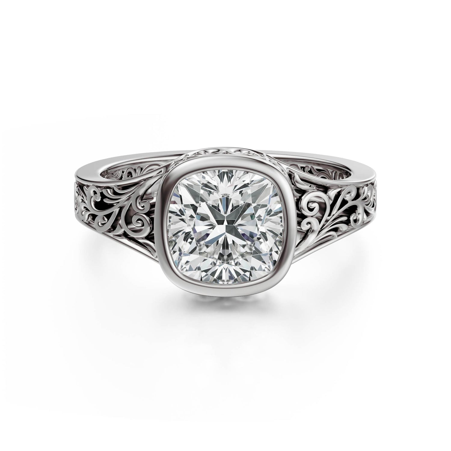 The Endearment Ring | Cushion - Lavender Creek Gems 