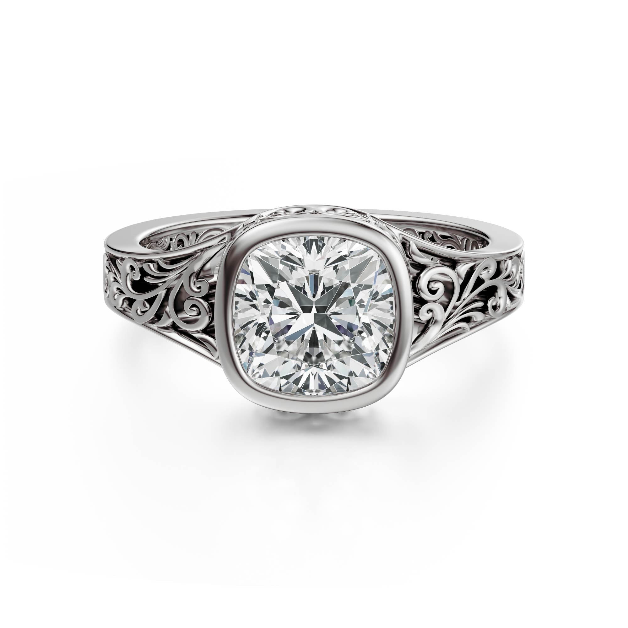 The Endearment Ring | Cushion - Lavender Creek Gems 