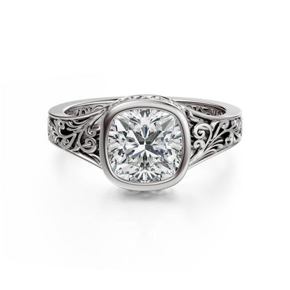 The Endearment Ring | Cushion - Lavender Creek Gems 