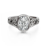 The Endearment Ring | Elongated Cushion - Lavender Creek Gems 