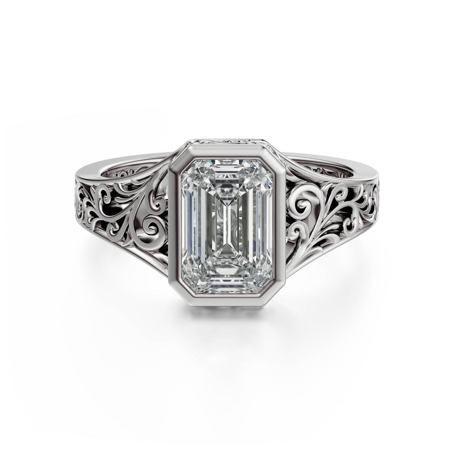 The Endearment Ring | Emerald Cut - Lavender Creek Gems 