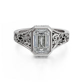 The Endearment Ring | Emerald Cut - Lavender Creek Gems 