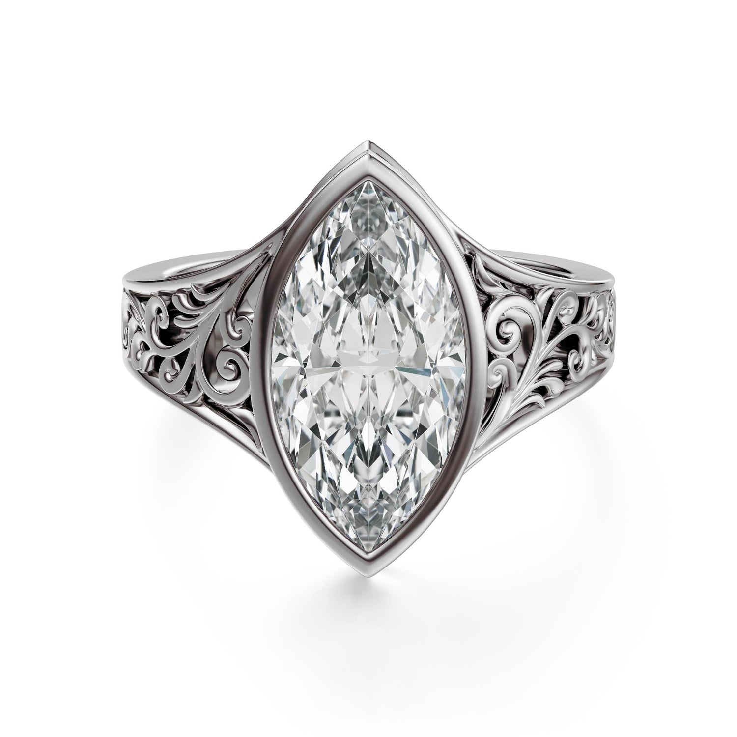 The Endearment Ring | Marquise - Lavender Creek Gems 