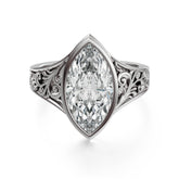 The Endearment Ring | Marquise - Lavender Creek Gems 
