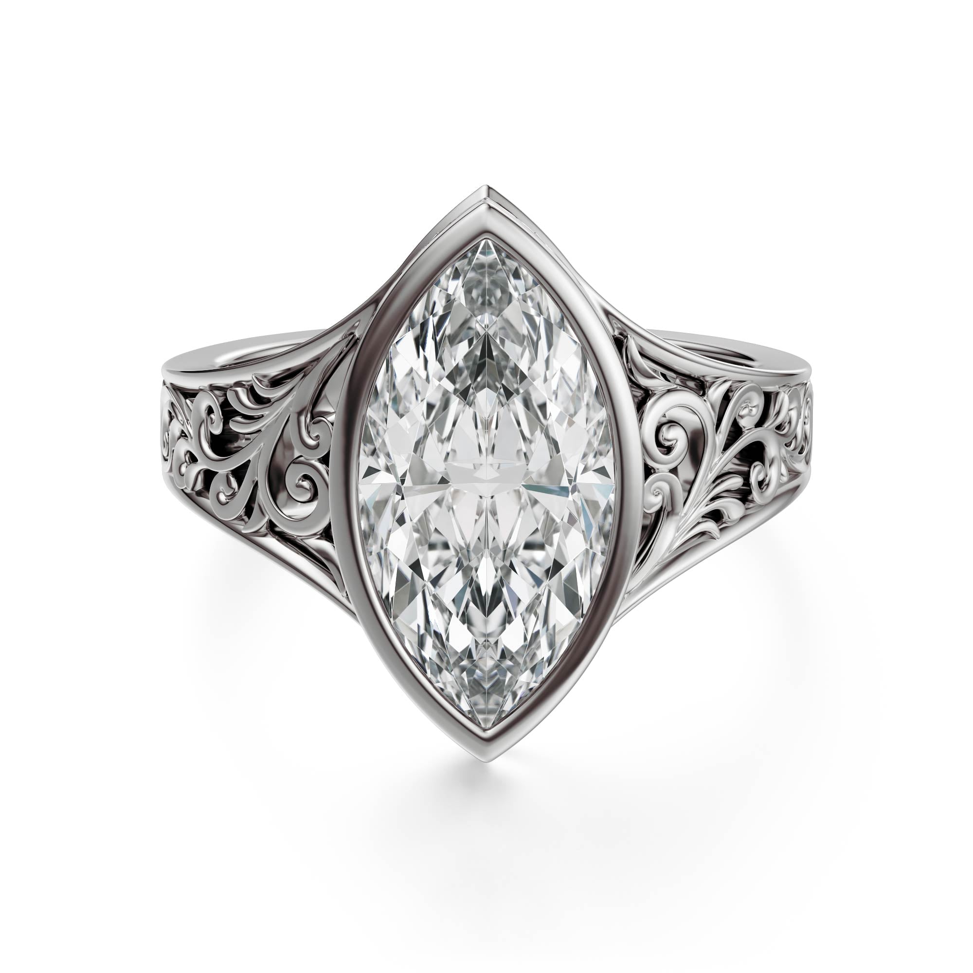 The Endearment Ring | Marquise - Lavender Creek Gems 