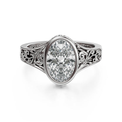 The Endearment Ring | Oval - Lavender Creek Gems 