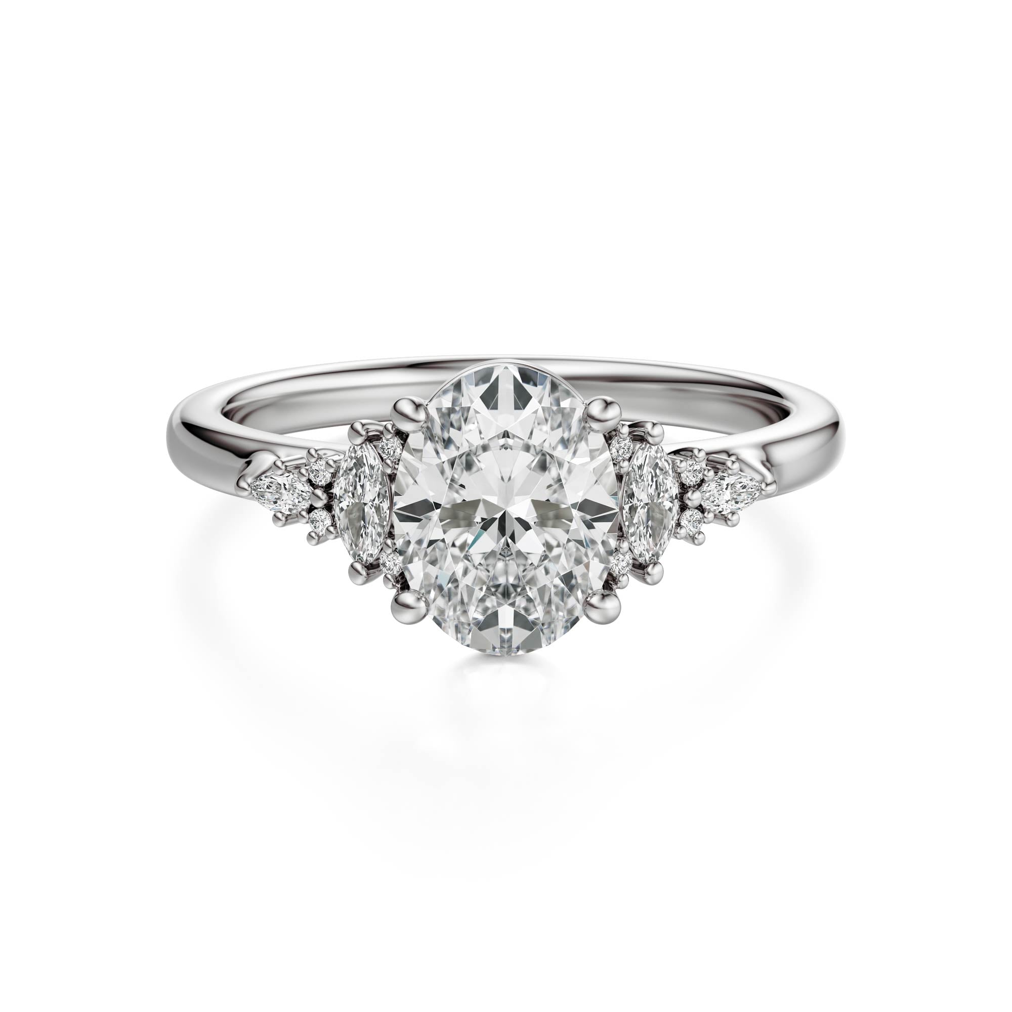 The Maeve Ring | Oval | Setting Only