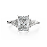 The Maeve Ring | Radiant | Setting Only - Lavender Creek Gems 