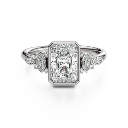 The All Bezel Maeve Ring | Radiant | Setting Only