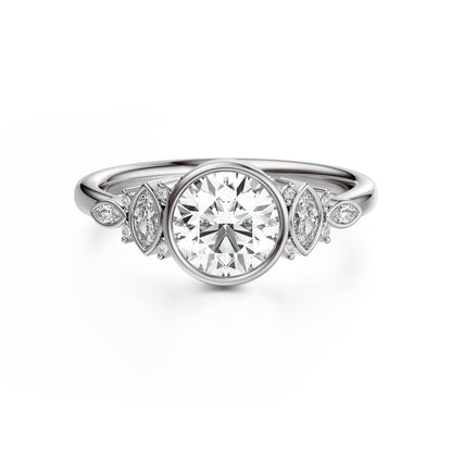 The All Bezel Maeve Ring | Round