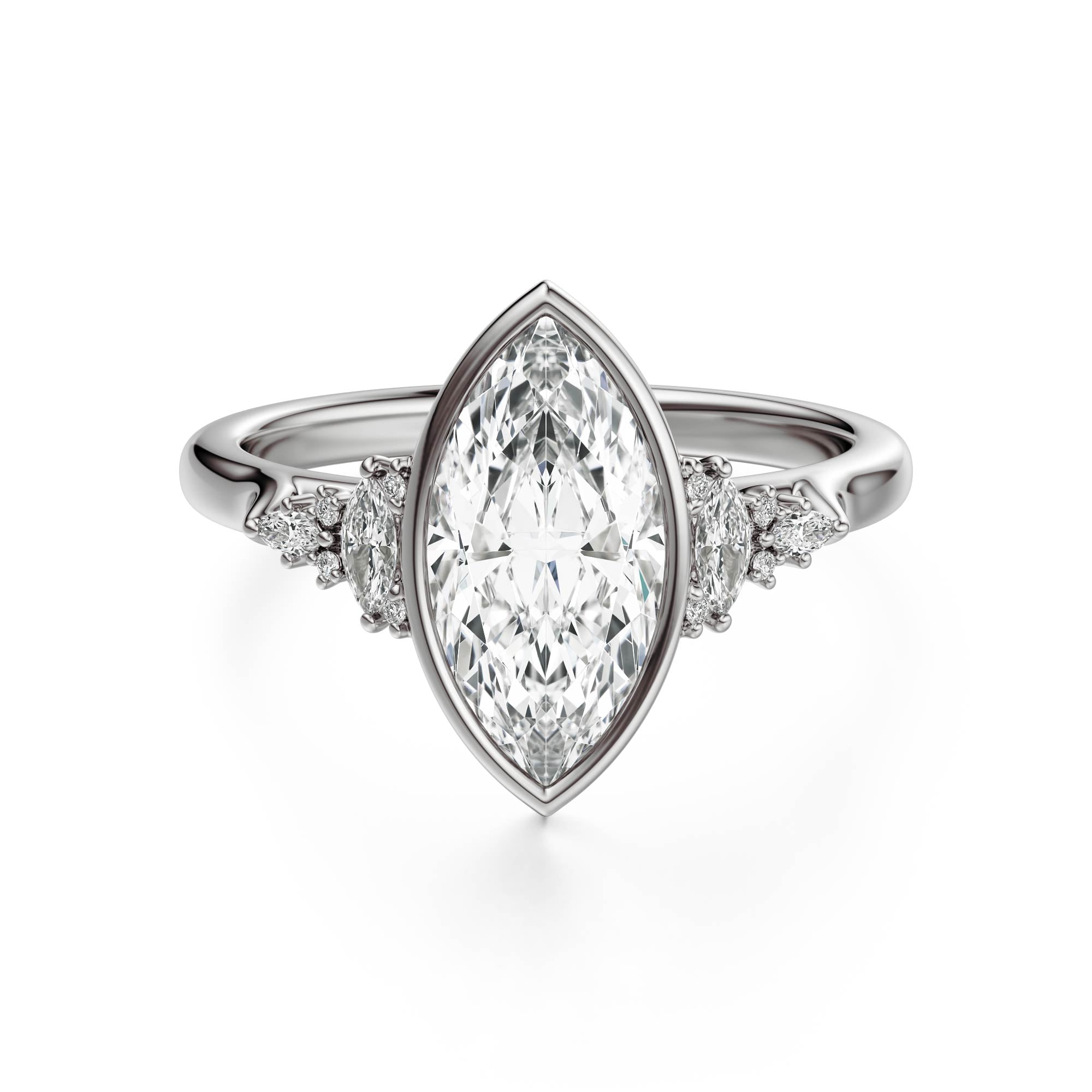 The Bezel Maeve Ring | Marquise