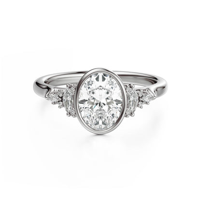 The Bezel Maeve Ring | Oval | Setting Only