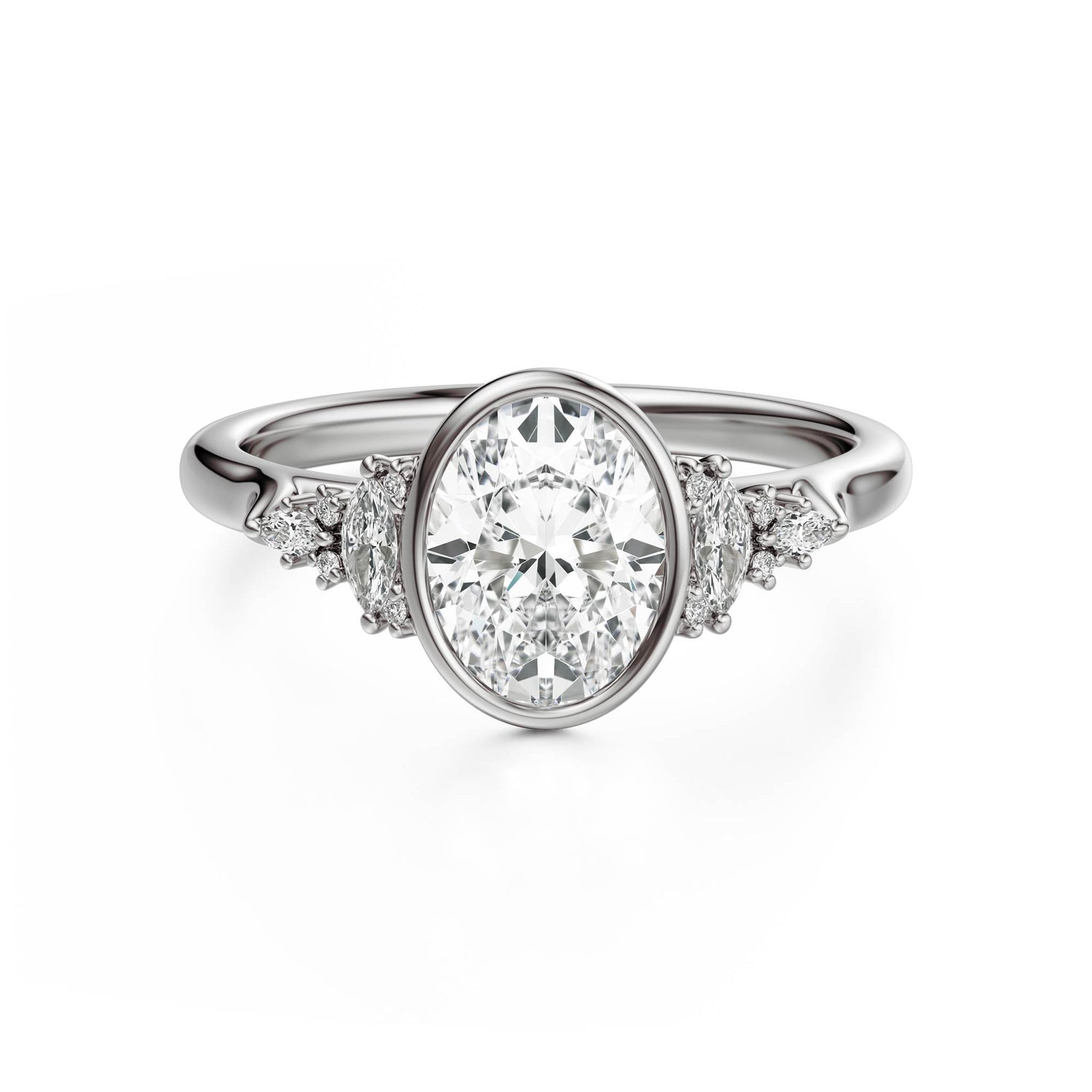 The Bezel Maeve Ring | Oval