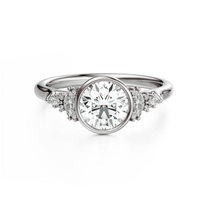The Bezel Maeve Ring | Round | Setting Only