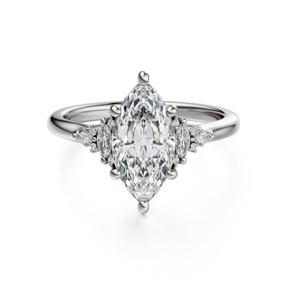 The Low Maeve Ring | Marquise