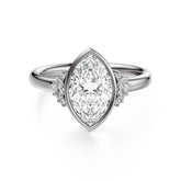 The Bezel Maren Ring | Marquise - Lavender Creek Gems 