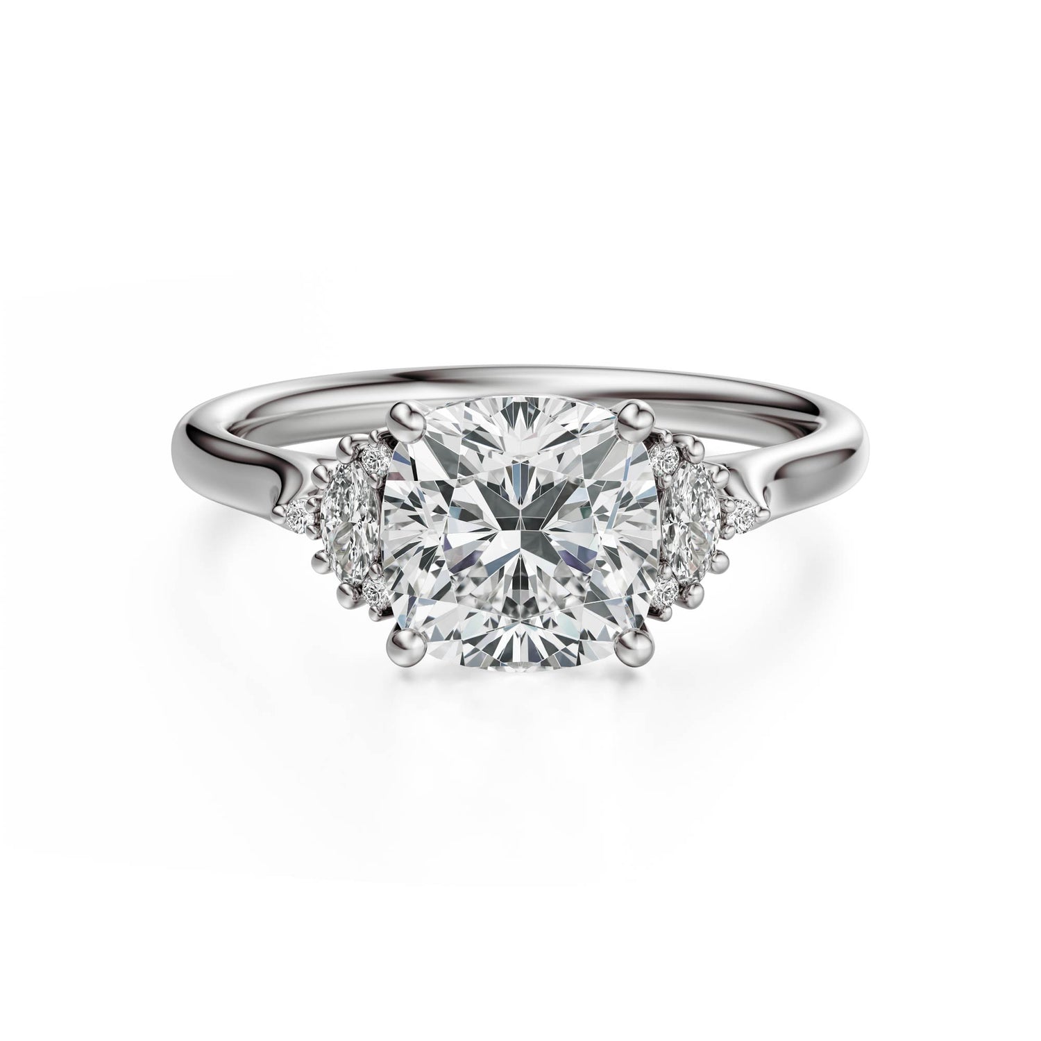 The Maren Ring | Cushion | Setting Only