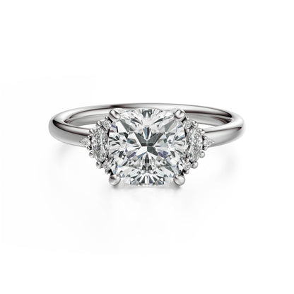 The Low Maren Ring | Cushion | Setting Only