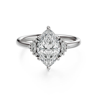 The Low Maren Ring | Marquise | Setting Only