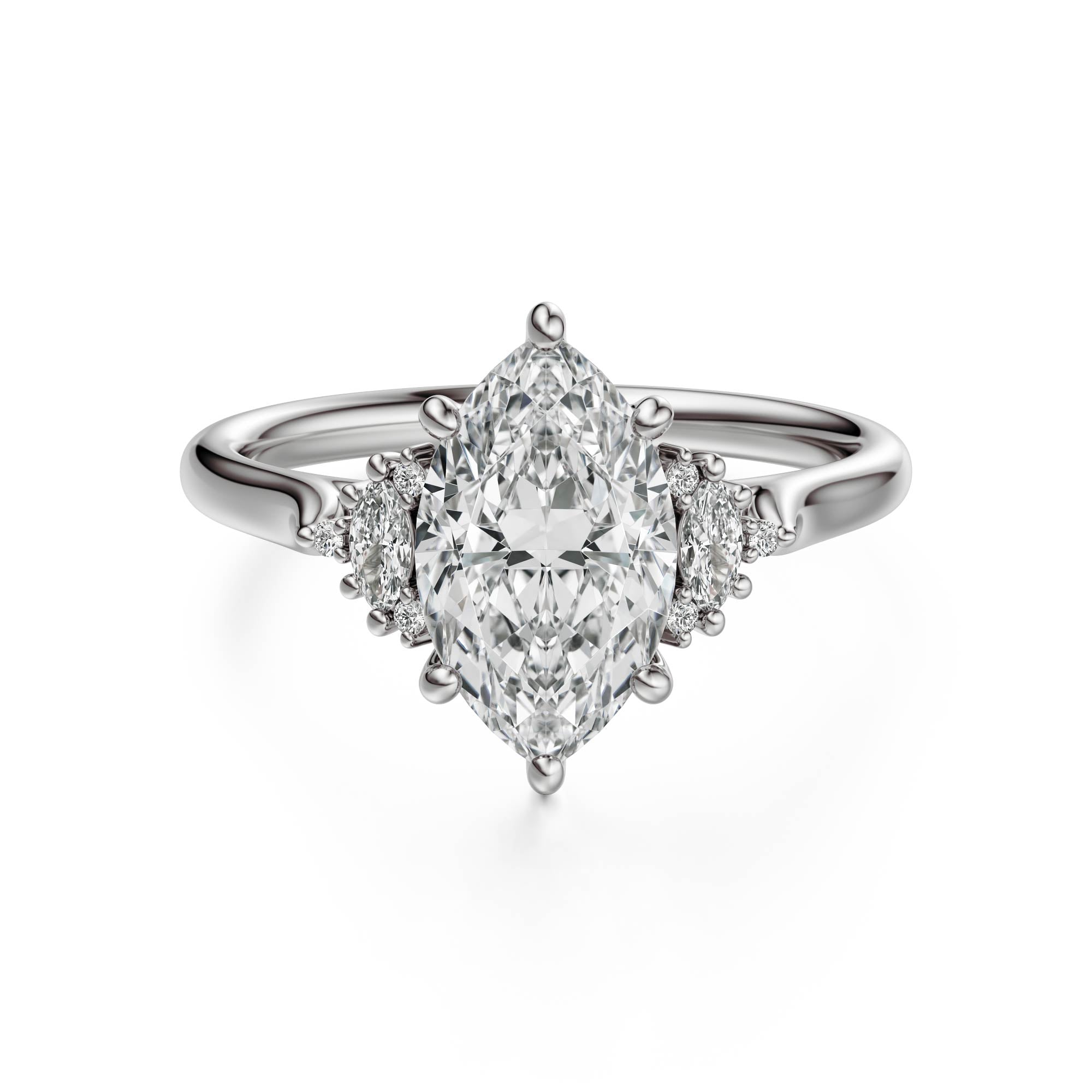 The Maren Ring | Marquise | Setting Only