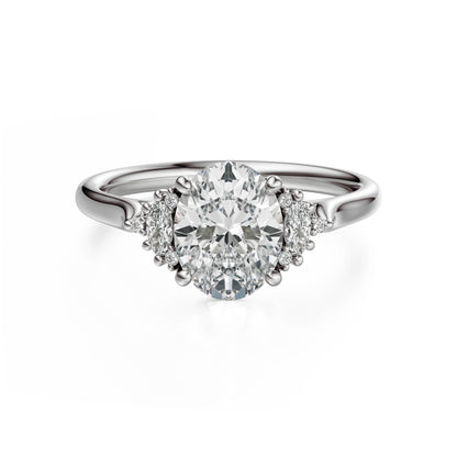 The Maren Ring | Oval | Setting Only