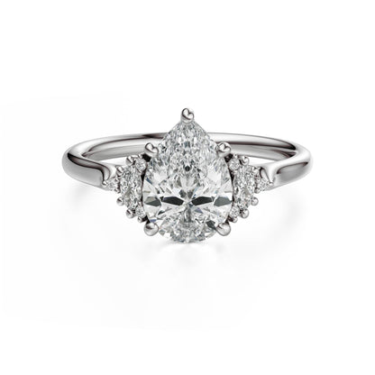 The Maren Ring | Pear | Setting Only