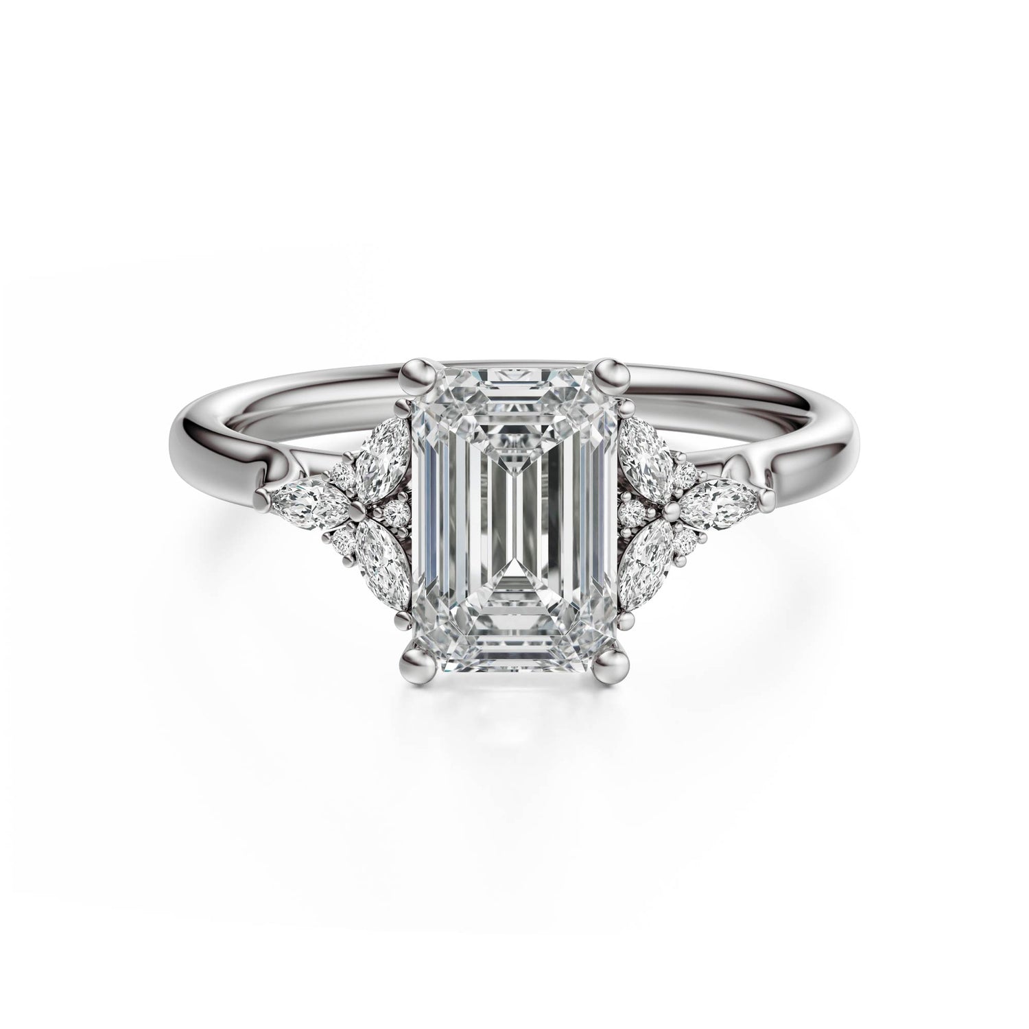 The Meadow Ring | Emerald Cut - Lavender Creek Gems 